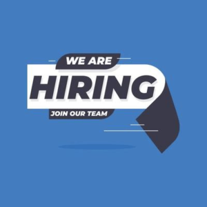 We Are Hiring